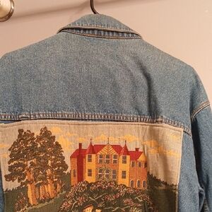 Embroidered Denim Jean Jacket